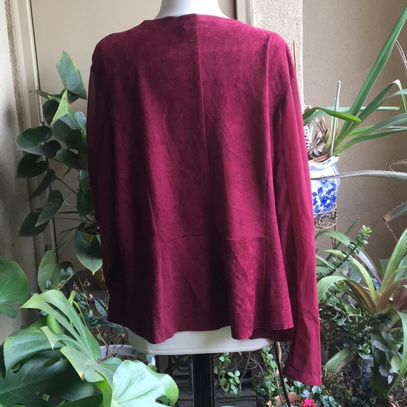 ✨❤️🌹 CITY CHIC Sheer Sleeve Velvet Blazer🌹❤️✨ - Picture 3 of 4